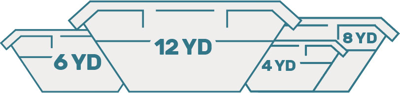 Company vehicle at a commercial waste collection point