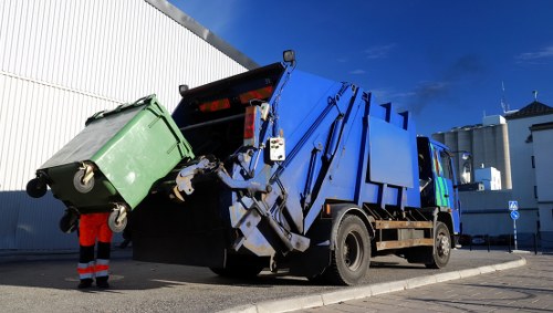 Business waste removal services in West Ham office setting