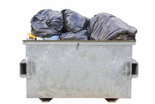 Different types of waste in West Ham